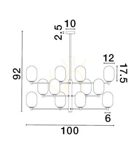 BADESI Luces Exclusivas Lampă suspendată LE43353 2 BADESI Luces Exclusivas Lampă suspendată LE43353 small 2