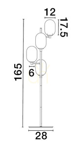 BADESI Luces Exclusivas Lampă de podea LE43354 small 1