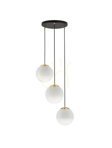 Verifica Lampă suspendată Luces Exclusivas ADELA LE43361 aurie, 3×E27