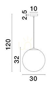 ADELA Luces Exclusivas Lampă suspendată LE43362 small 1