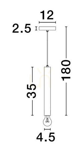 Verifica BAJAN Luces Exclusivas Lampă suspendată LE43381