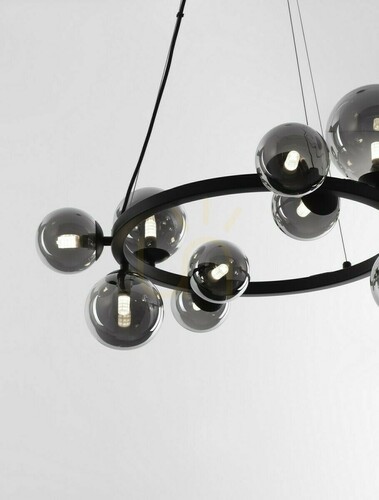 Verifica Lustră Luces Exclusivas PARLA LE43387, sticlă gri, 11×G9, 64,2 cm