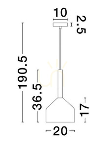 BAJOS Luces Exclusivas Lampă suspendată LE43391 small 2