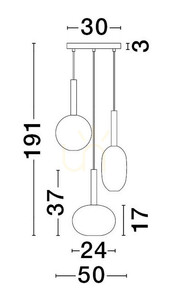 BAJOS Luces Exclusivas Lampă suspendată LE43394 1 BAJOS Luces Exclusivas Lampă suspendată LE43394 small 1