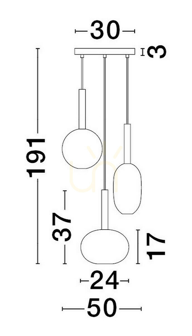 Vedere BAJOS Luces Exclusivas Lampă suspendată LE43394 BAJOS Luces Exclusivas Lampă suspendată LE43394