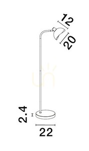 BANAC Luces Exclusivas Lampă de podea LE43427 small 1
