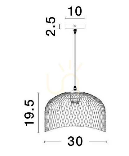 Verifica BAQUE Luces Exclusivas Lampă suspendată LE43431