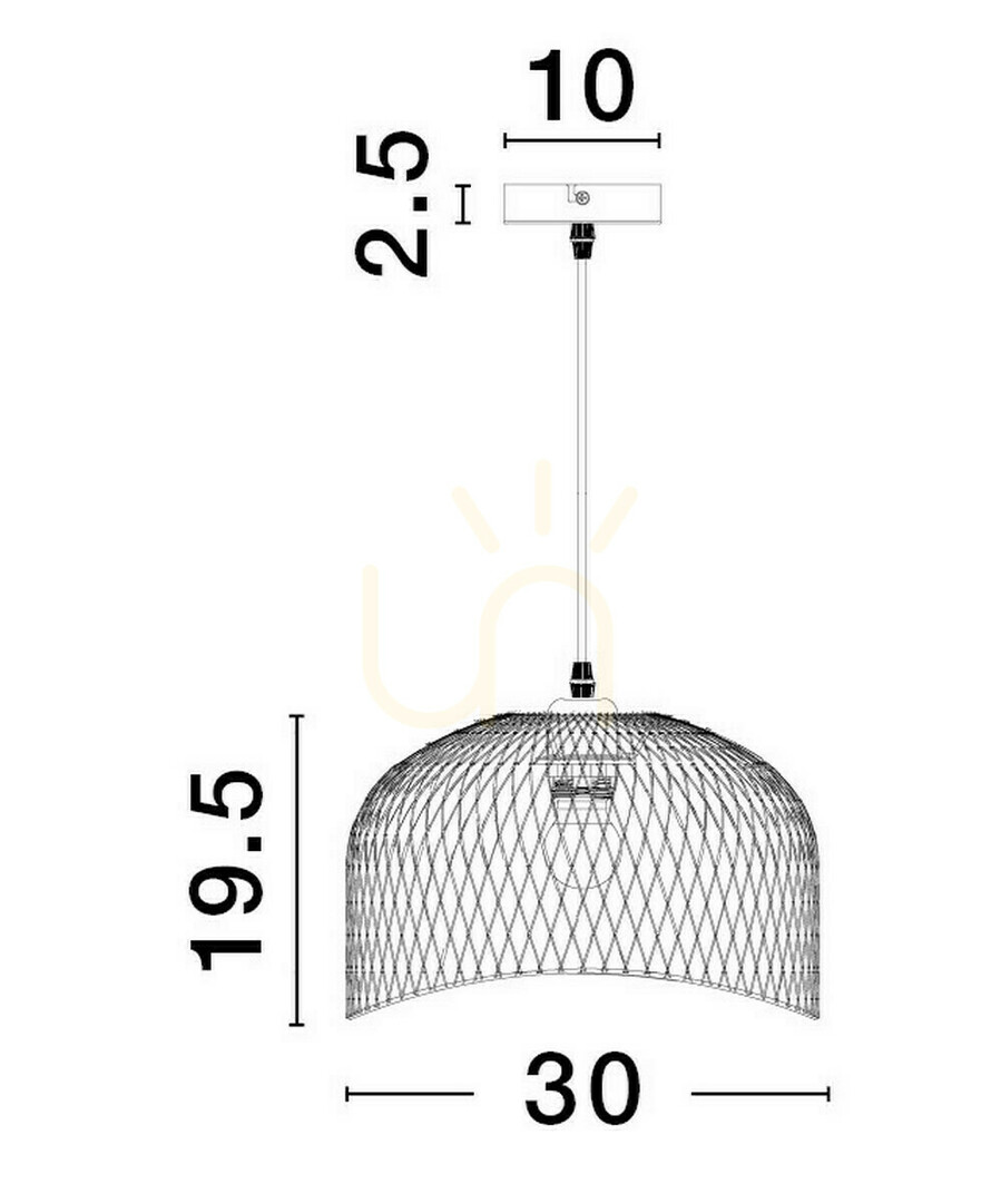 Vedere BAQUE Luces Exclusivas Lampă suspendată LE43431 BAQUE Luces Exclusivas Lampă suspendată LE43431
