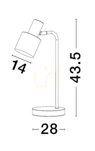 FRESNILLO Luces Exclusivas Lampă de masă LE43442 small 1