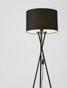Lampă de podea neagră Luces Exclusivas ACACIA LE43446, 145 cm, E27 small 3