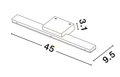 Verifica Lampa de perete ACANOA de Luces Exclusivas LE43455