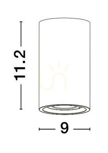 Verifica Plafonieră de exterior ACHLUM LED 5W 200lm 3000K IP65 ciment gri Ø9 cm LE73515 Luces Exclusivas