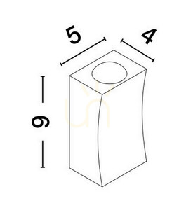 ACOSTA Luces Exclusivas lampă de perete pentru exterior LE73524 small 3