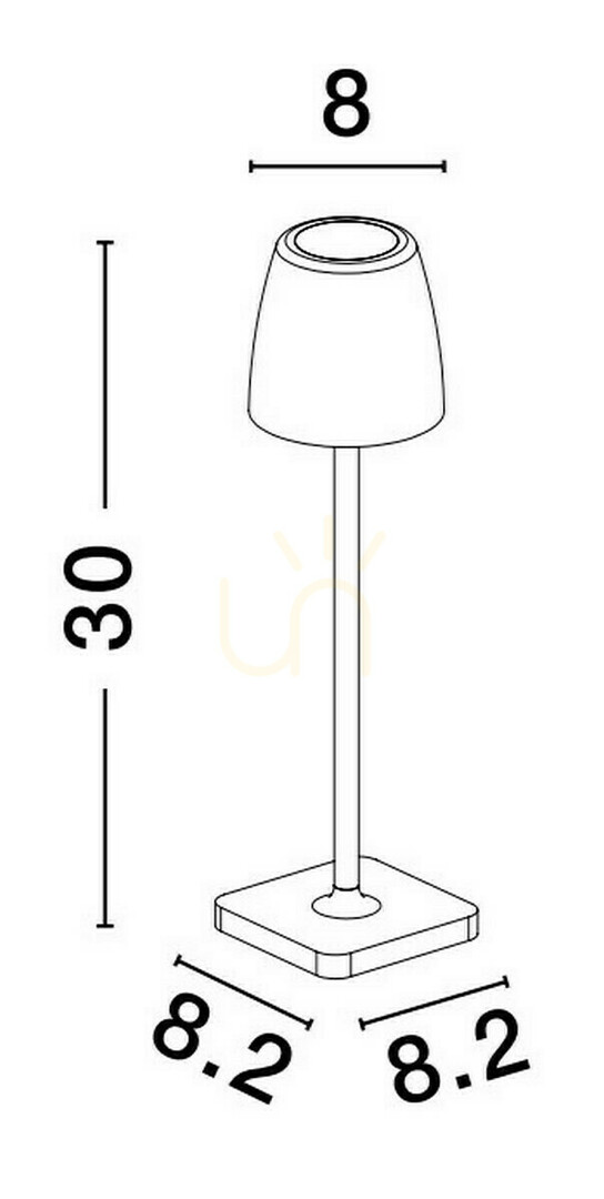 Vedere AGUITA Lampă de exterior în picioare de Luces Exclusivas LE73550 AGUITA Lampă de exterior în picioare de Luces Exclusivas LE73550