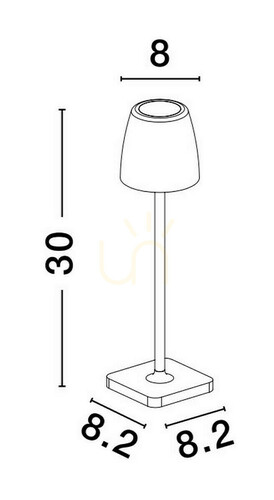 Verifica AGUITA Lampă de exterior în picioare de Luces Exclusivas LE73552