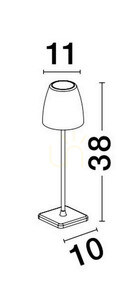 AGUITA Lampă de exterior în picioare de Luces Exclusivas LE73553 1 AGUITA Lampă de exterior în picioare de Luces Exclusivas LE73553 small 1