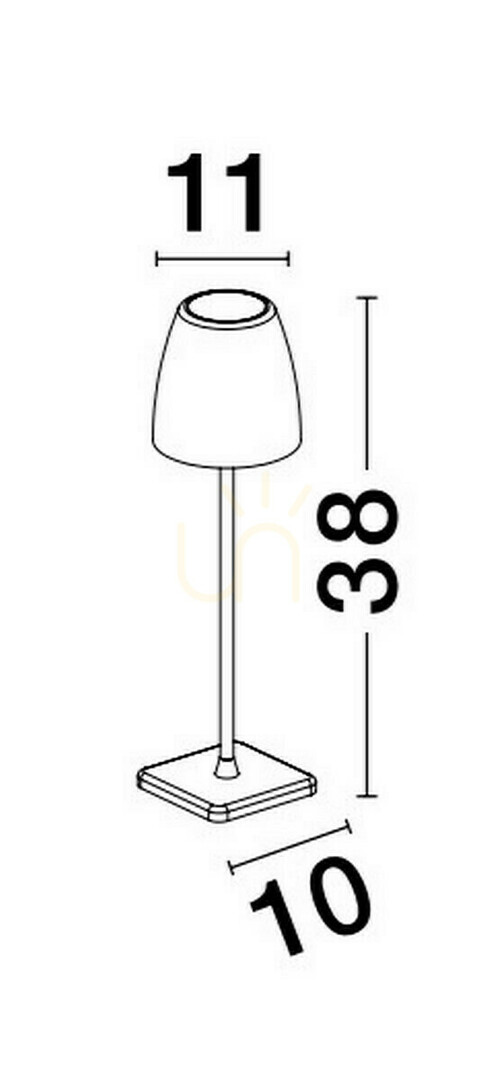 Vedere AGUITA Lampă de exterior în picioare de Luces Exclusivas LE73553 AGUITA Lampă de exterior în picioare de Luces Exclusivas LE73553