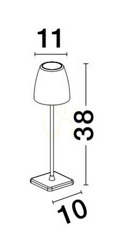 Verifica AGUITA Lampă de exterior în picioare de Luces Exclusivas LE73554