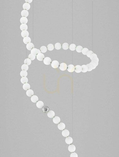 Verifica Lampă suspendată LED MOCA Luces Exclusivas LE43460 crom 79 cm