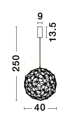 Verifica ALTA Luces Exclusivas Lampă suspendată LE43476