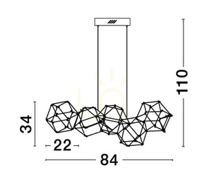 ASIS Luces Exclusivas Lampă suspendată LE43478 small 1