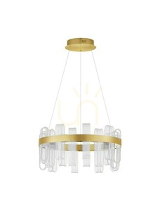 Lustră suspendată LED aurie BAJA Luces Exclusivas LE43483, 60 cm, 3000 K small 0