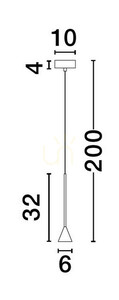 SITGES Luces Exclusivas Lampă suspendată LE43494 small 3