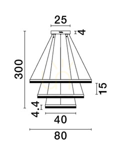 Lampa suspendată ACACIO de Luces Exclusivas LE43562 small 1