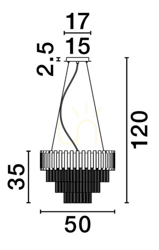 Verifica ACATEN Luces Exclusivas Lampă suspendată LE43566