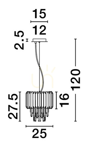 Verifica ACATEN Luces Exclusivas Lampă suspendată LE43573