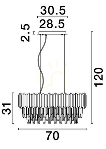 ACATEN Luces Exclusivas Lampă suspendată LE43576 2 ACATEN Luces Exclusivas Lampă suspendată LE43576 small 2