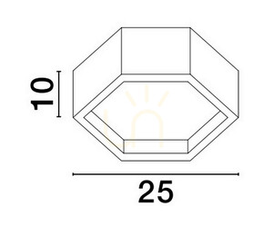 Plafond ADRIAN Luces Exclusivas LE43599 small 1