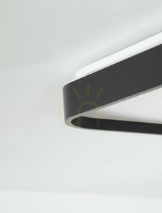 Plafonieră LED Luces Exclusivas AGOSTA LE43603 neagră 48 cm 30 W small 2