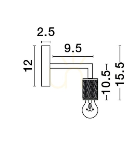 Verifica BAJIO lampă de perete de Luces Exclusivas LE43610