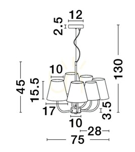 Lampa suspendată BAJADA de Luces Exclusivas LE43643 2 Lampa suspendată BAJADA de Luces Exclusivas LE43643 small 2