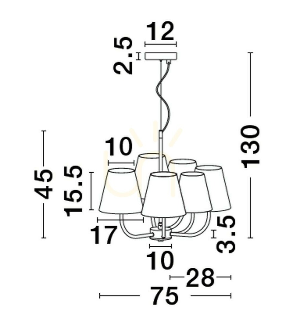 previzualizare Lampa suspendată BAJADA de Luces Exclusivas LE43643 Lampa suspendată BAJADA de Luces Exclusivas LE43643