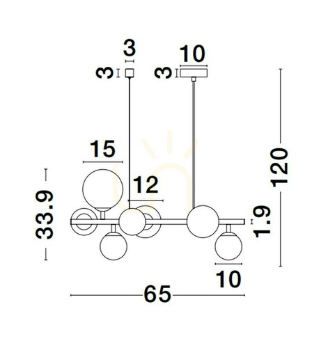 Verifica PARLA Luces Exclusivas Lampă suspendată LE43676