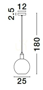 BALCHE Lampă suspendată de Luces Exclusivas LE43694 1 BALCHE Lampă suspendată de Luces Exclusivas LE43694 small 1