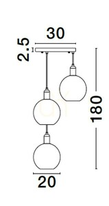 BALCHE Lampă suspendată de Luces Exclusivas LE43695 1 BALCHE Lampă suspendată de Luces Exclusivas LE43695 small 1