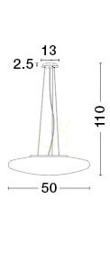 LIBANO Luces Exclusivas Lampă suspendată LE43697 small 1