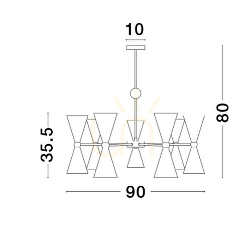 Verifica BALSAS Luces Exclusivas Lampă suspendată LE43698
