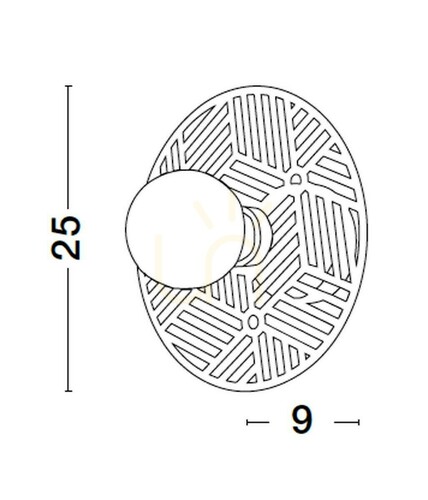 Verifica BAMEPA Luces Exclusivas lampă de perete LE43700