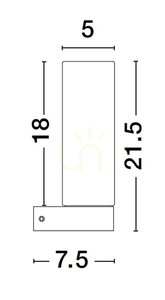 Lampa de perete BANTHI de Luces Exclusivas LE43723 1 Lampa de perete BANTHI de Luces Exclusivas LE43723 small 1