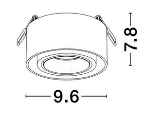 Spot ACAMIEL Luces Exclusivas LE61615 small 1
