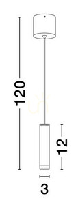 ACATLAN Luces Exclusivas Lampă suspendată LE61643 small 1