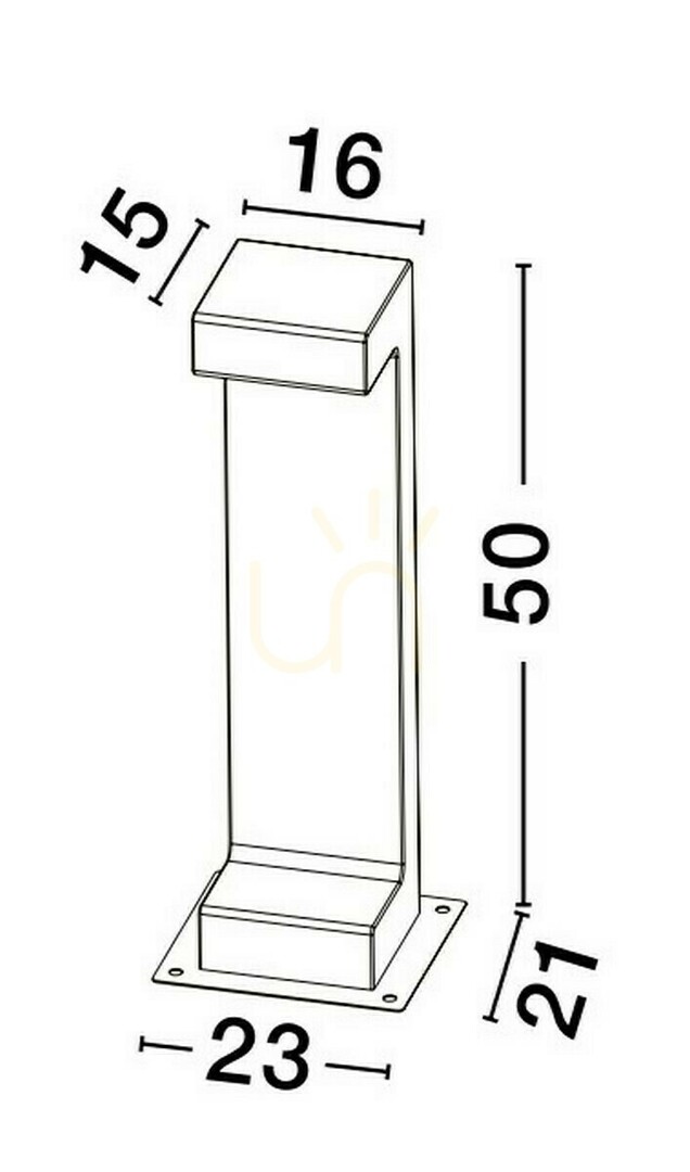 previzualizare ACAHUAL Luces Exclusivas Stâlp de iluminat LE73577 ACAHUAL Luces Exclusivas Stâlp de iluminat LE73577