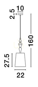 ALEM Luces Exclusivas Lampă suspendată LE44205 small 2