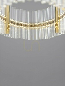 Lustră suspendată MAYO Luces Exclusivas LE44227, LED 45 W, 3500 K, aurie, Ø90 cm small 3