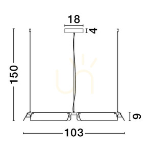 ROCA Luces Exclusivas Lampă suspendată LE44228 small 3