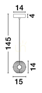 SECO Luces Exclusivas Lampă suspendată LE44232 3 SECO Luces Exclusivas Lampă suspendată LE44232 small 3